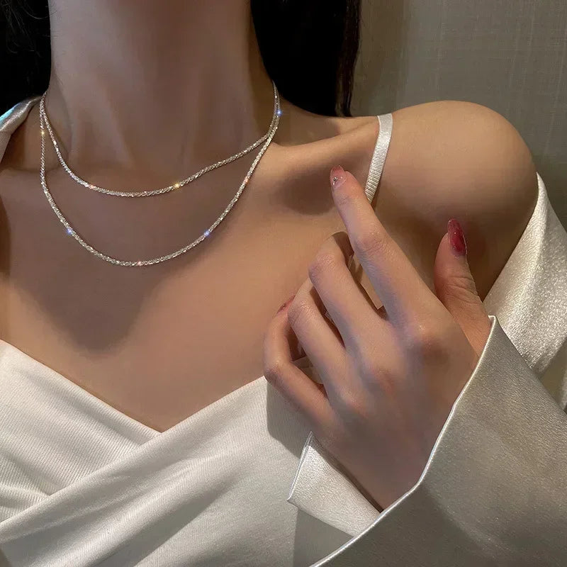 Popular Necklace For Women Clavicle Chain Choker Fashion Jewelry Accessories Wedding Party Birthday Gift Pendant
